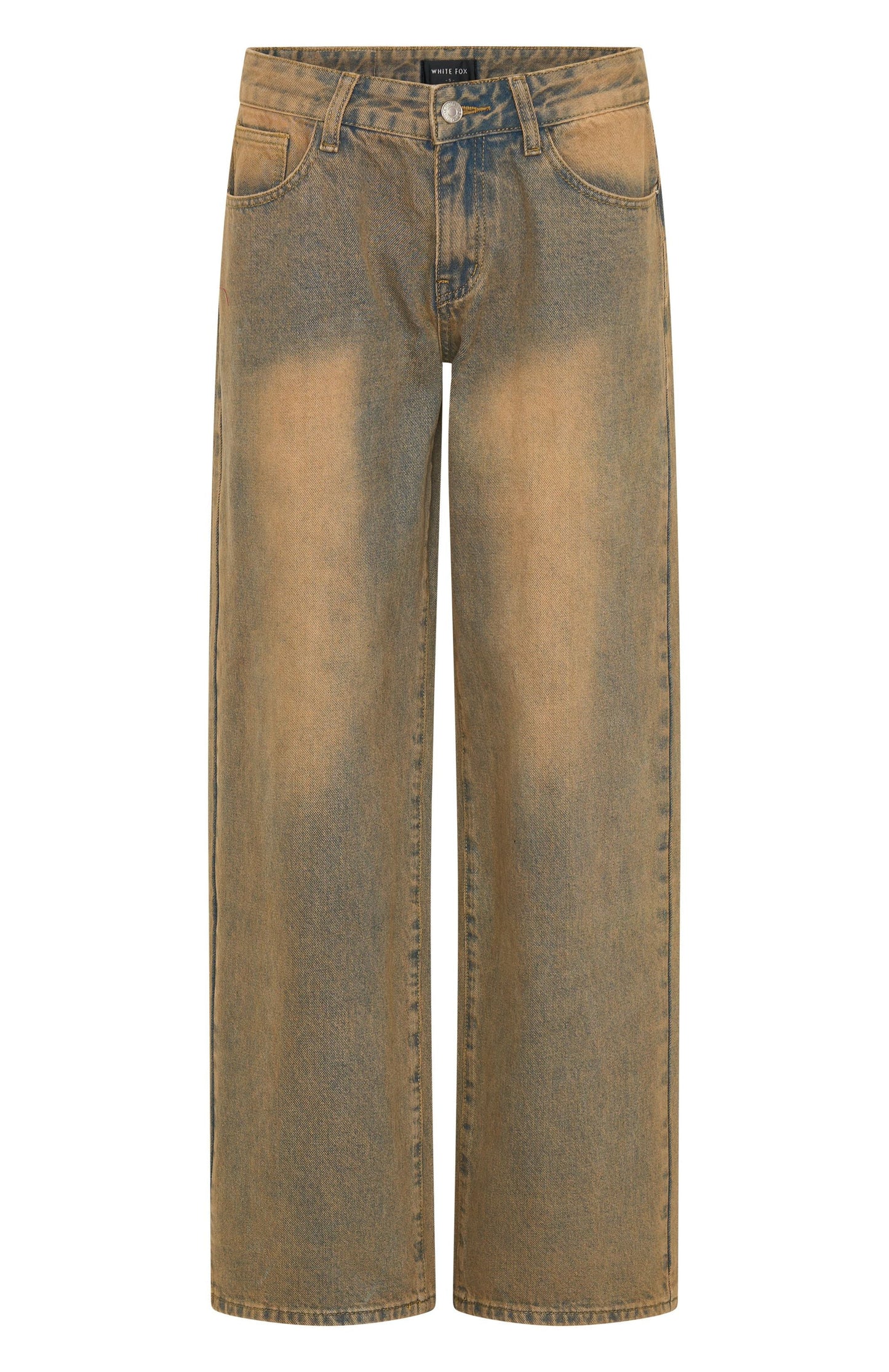 Bring The Style Low Rise Wide Leg Jeans Clay