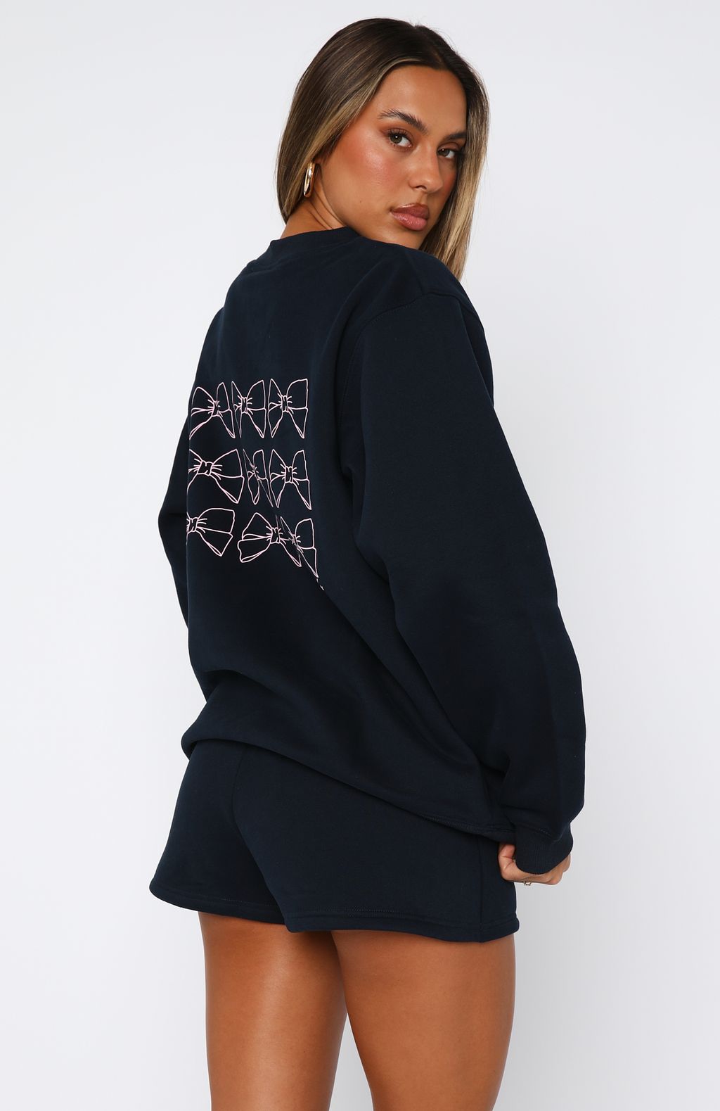 Got What You Need Oversized Sweater Dark Navy