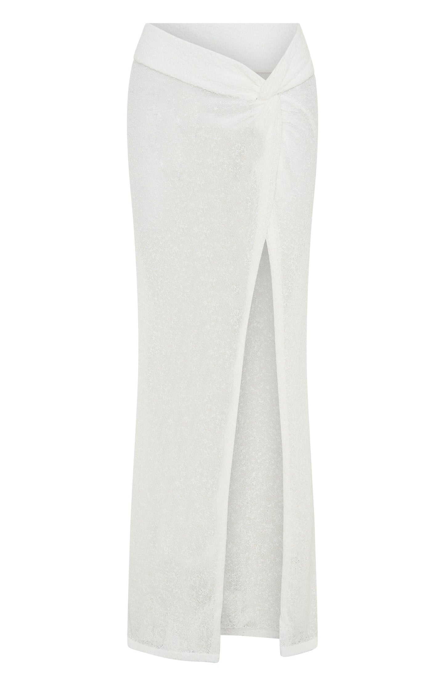 Moonlit Dream Maxi Skirt White