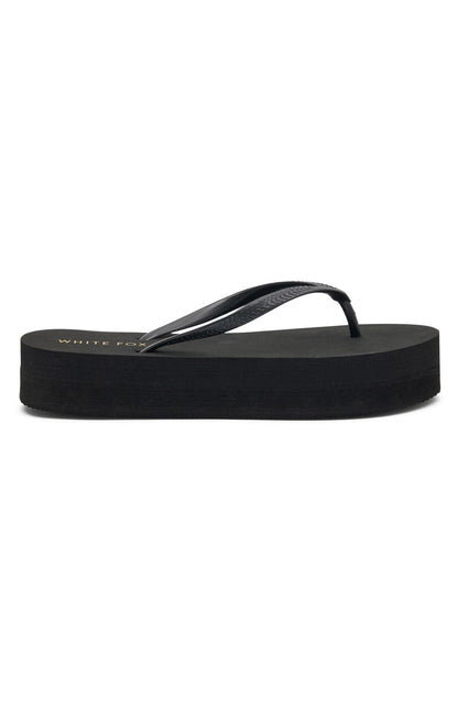 Melody Platfrom Thong Sandals Black