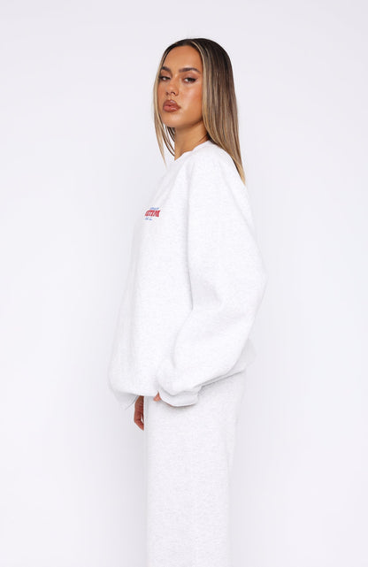 Capsule 9 Rodeo Crew Oversized Sweater Grey Marle
