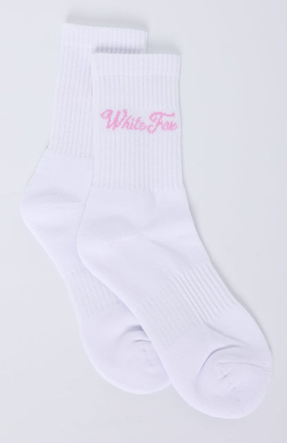 Season 7 Socks White/Pink