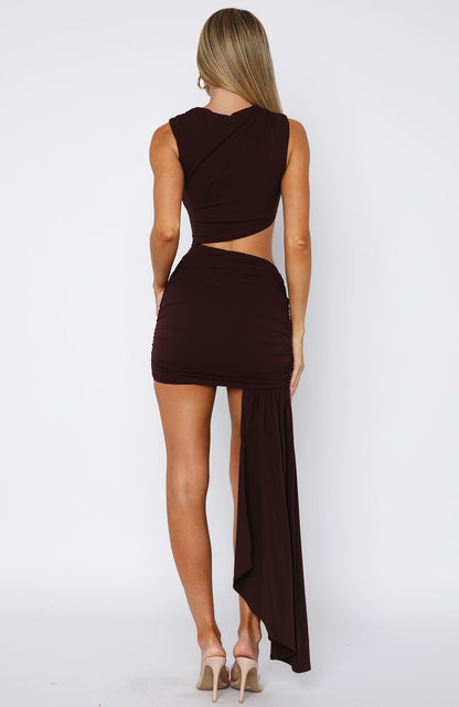 Smiling At You Mini Dress Plum