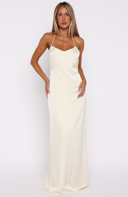 Amore Maxi Dress Lemon