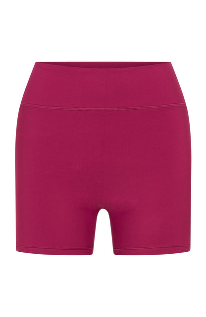 Endurance Scrunch High Waisted Shorts Berry
