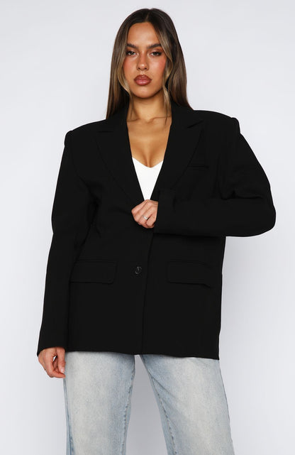 What's His Is Mine Blazer Black