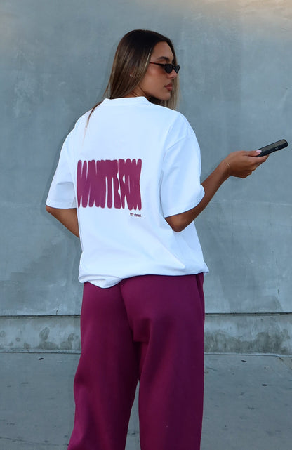 11th Street New York Or Nowhere Oversized Tee Berry Blast