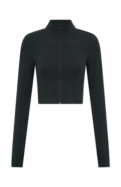 Times Up Crop Jacket Forest