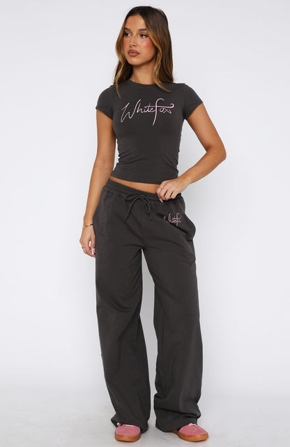 Shades Of Beauty Track Pants Charcoal