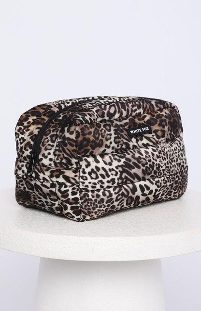 Take A Leap Cosmetic Bag Leopard