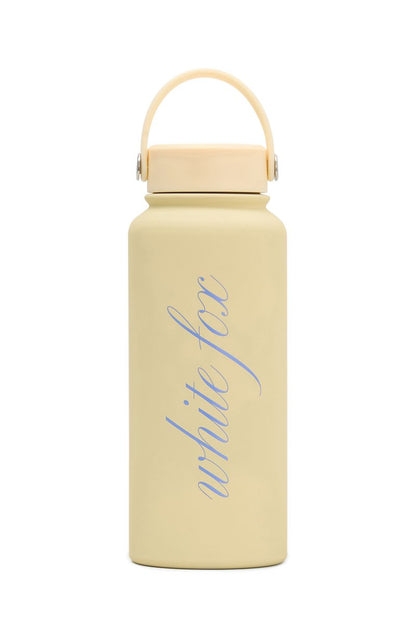 Work Out Drink Bottle 1L Cream/Blueberry