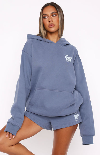With Love For You Oversized Hoodie Ocean