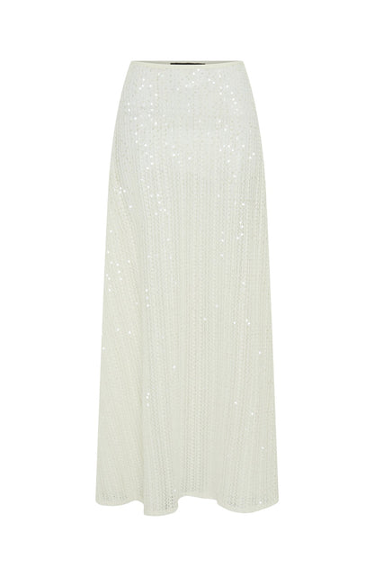 Beach Bound Maxi Skirt Pearl