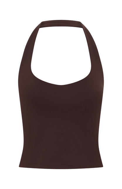 Body Pump Crop Dark Chocolate