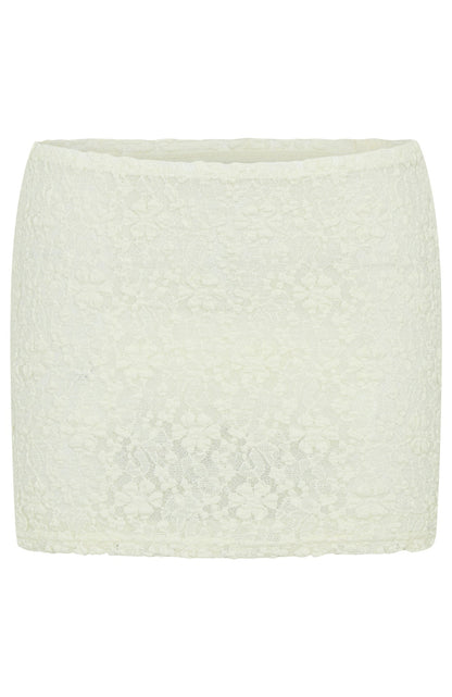 Leave An Impression Mini Skirt Cream